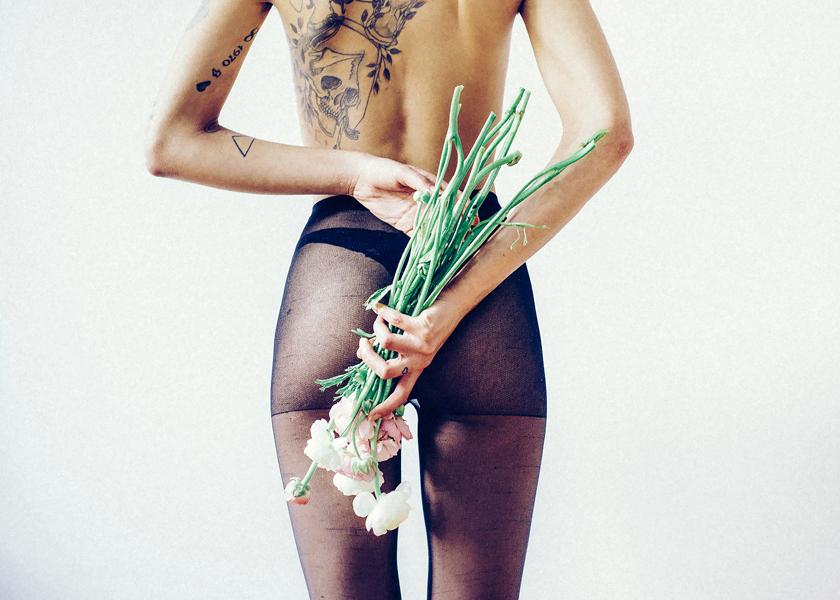 Flowers and tights 1