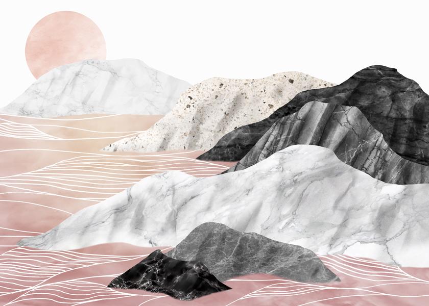 Marble landscape 1