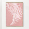 Palm leaves on pink I