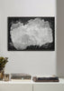 Minimal Abstract Black and White Painting 09