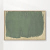 Minimal Abstract Green Colorfield Painting 01