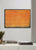 Minimal Orange Abstract Colorfield Painting 01