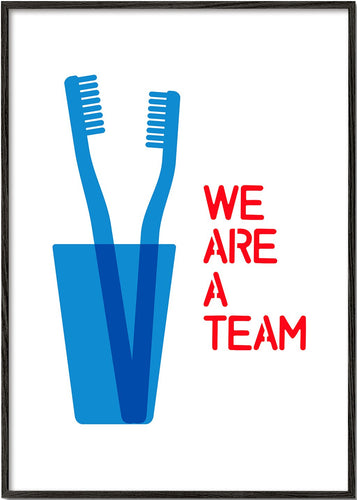We are a team x 2 - Blue