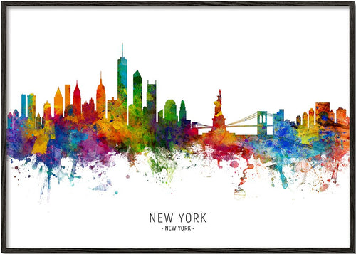 New York Skyline multicolor