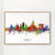 Aberdeen Skyline multicolor