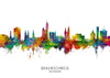 Braunschweig Skyline multicolor
