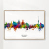 Dresden Skyline multicolor