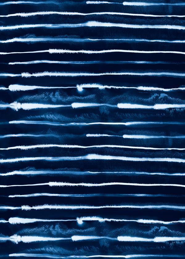 Navy Electric Ink Stripes