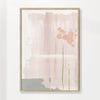 Soft pink abstract painting