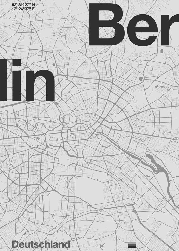 Berlin - Minimal Map