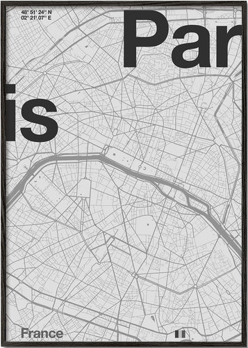 Paris - Minimal Map