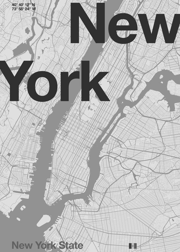 New York - Minimal Map