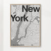New York - Minimal Map