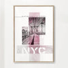 NYC Brooklyn Bridge | pink marble