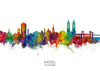 Kassel Skyline multicolor