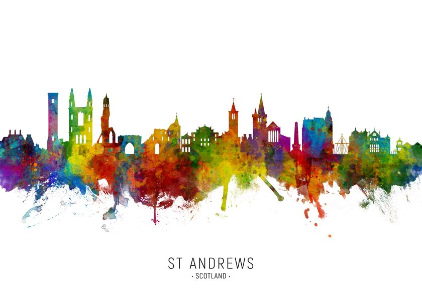 St Andrews Skyline multicolor