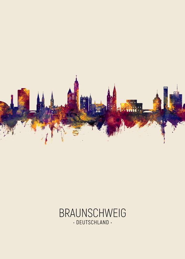 Braunschweig Skyline beige