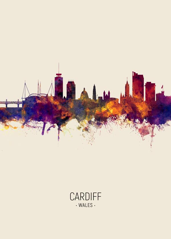 Cardiff Skyline beige