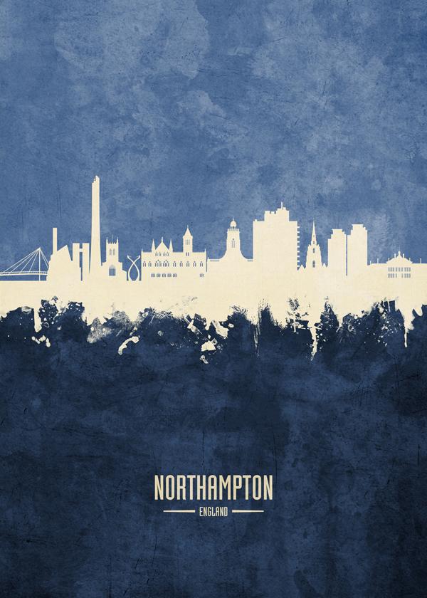 Northampton Skyline azul