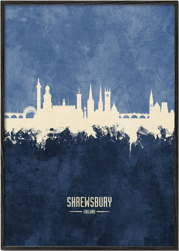 Shrewsbury Skyline azul