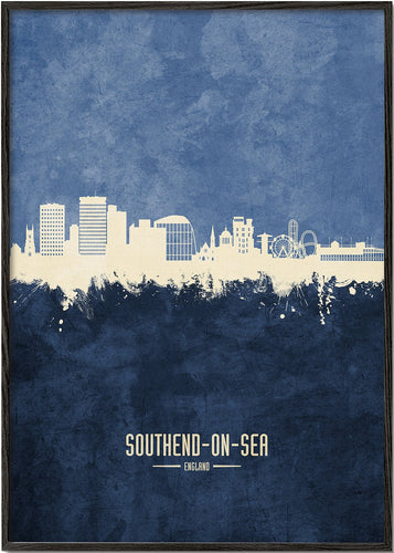 Southend-on-Sea Skyline azul