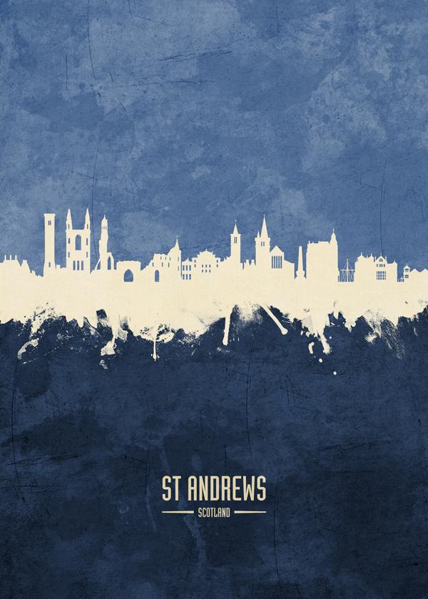 St Andrews Skyline azul