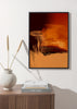 Expressive Fiery Orange Abstract