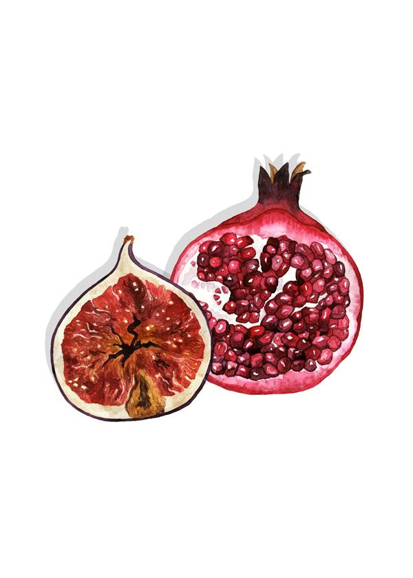 Juicy Fig And Pomegranate