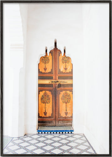 Moroccan Wood Door
