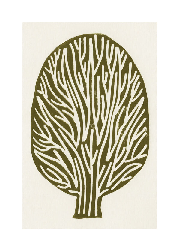 Linocut Tree - Alisa Galitsyna