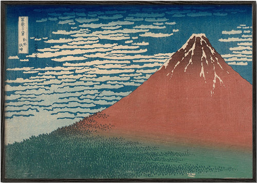 Red Fuji - Katsushika Hokusai