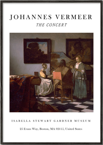 The Concert Exhibition White - Johannes Vermeer