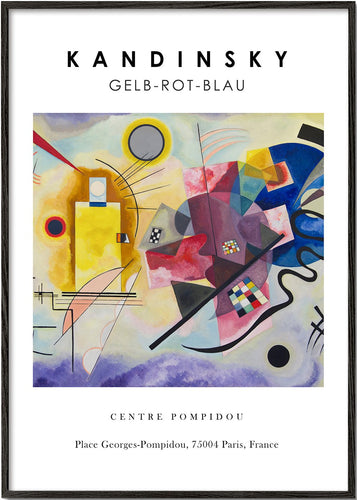 Gelb-Rot-Blau Exhibition White - Vasili Kandinsky