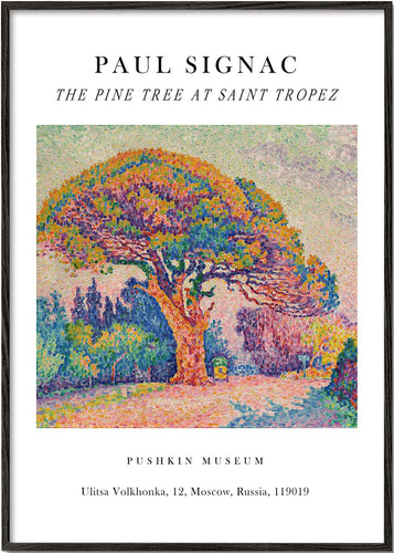 The Pine Tree at Saint Tropez Exhibition White - Paul Signac