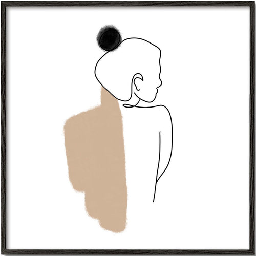 Female body abstract Square