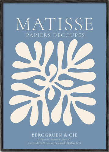 Henri Matisse BLUE papiers découpés I