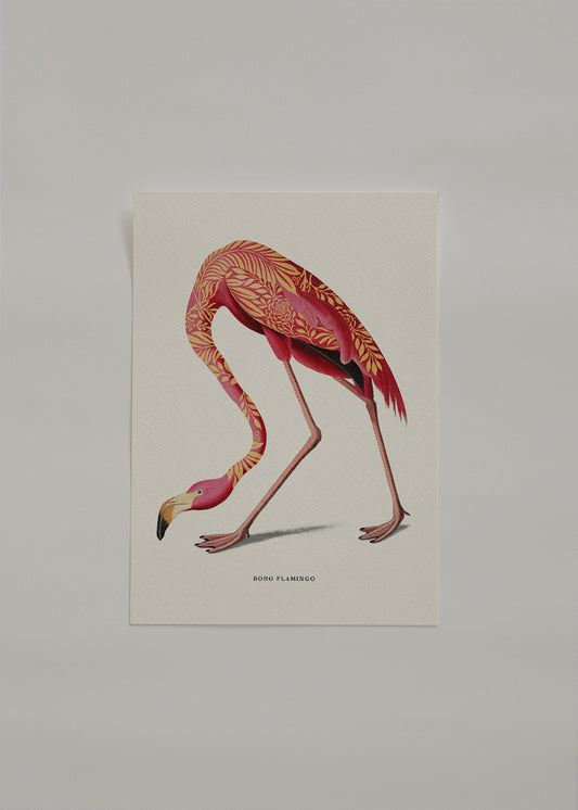 Boho flamingo