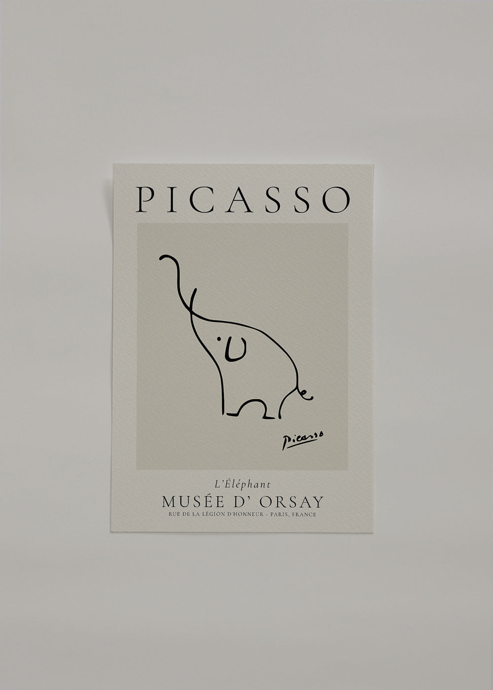 Pablo Picasso Animals Drawings the elephant